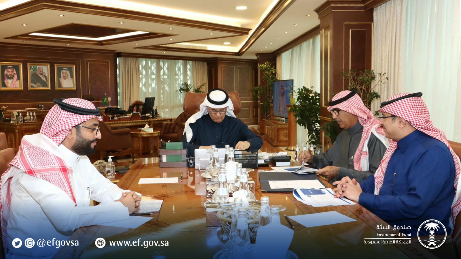 وزيرا البيئة والموارد البشرية يشهدان توقيع مذكرة تفاهم بين المركز الوطني لتنمية القطاع غير الربح ....